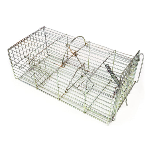 RatKil Rat Cage & Squirrel Trap - Large, Heavy Duty Rodent, Rat Trap for Outdoors | Long Lasting, Rust Resistant Humane Rat Trap for Ultimate Rodent Control