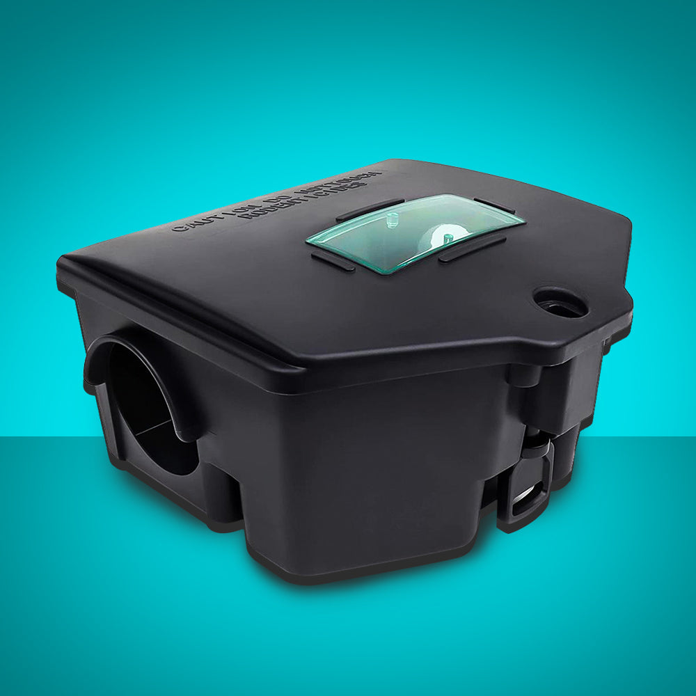 RatKil Rat Bait Box For Pest Control - Large Rat & Mouse Bait Station